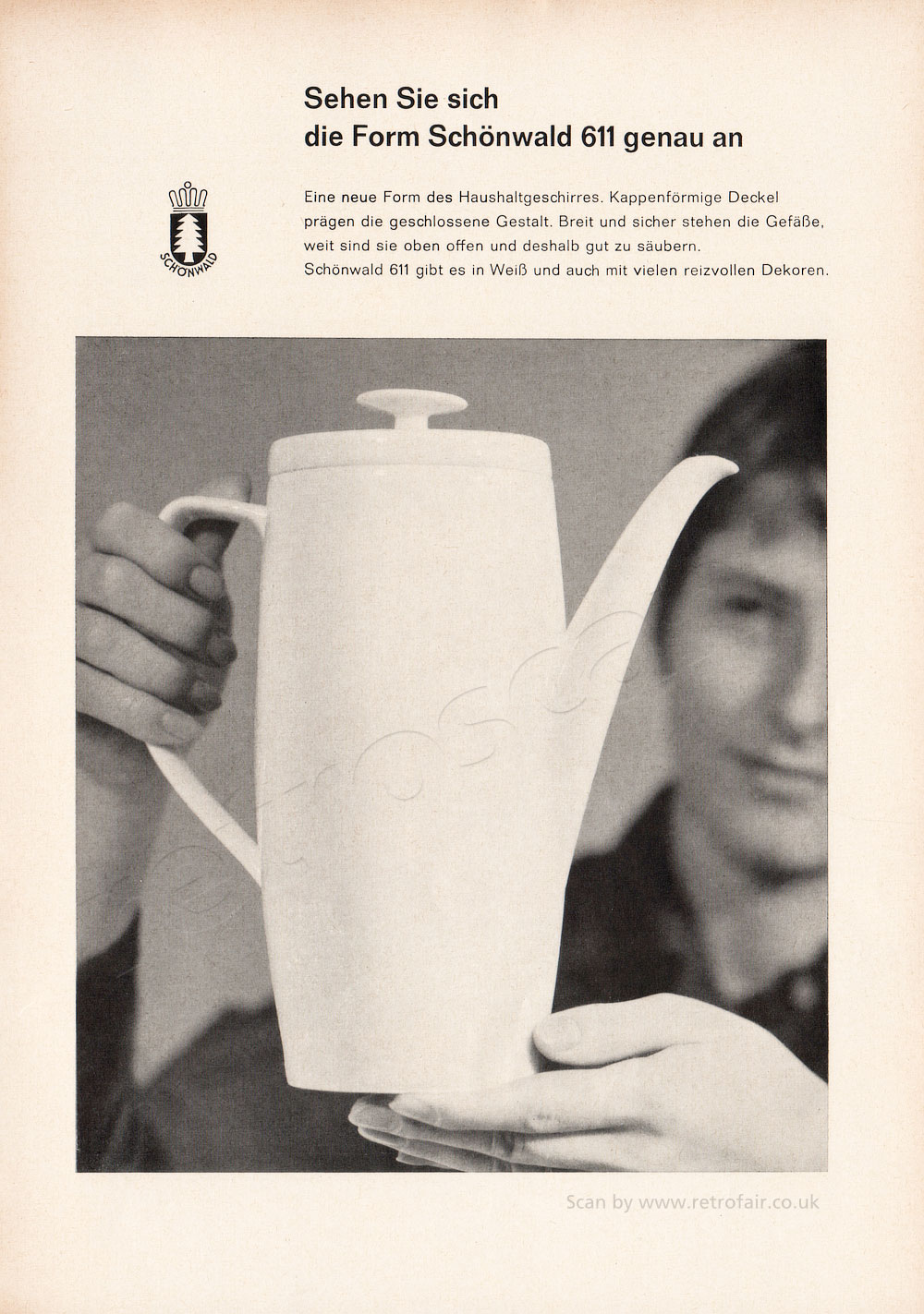 1963 Schönwald - unframed vintage ad