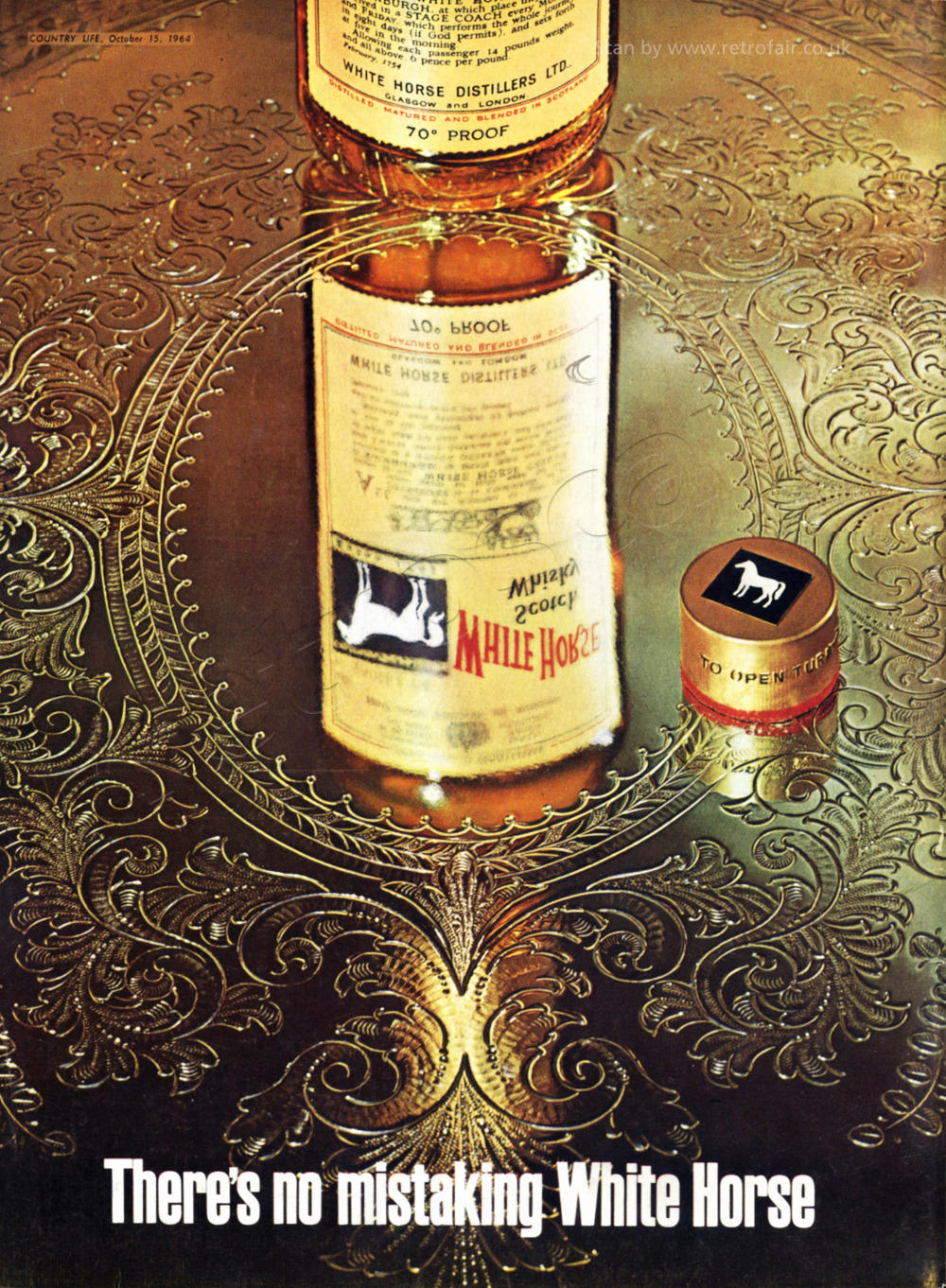 1964 White Horse Scotch Whiskey - unfarmed