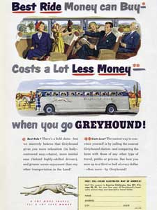1950 Greyhound Bus - Vintage coach