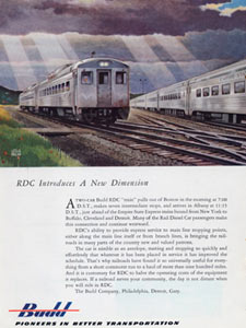 1953 Budd Engineering Train
