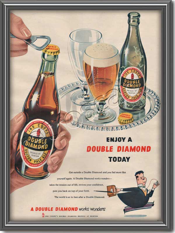 1953 retro Double Diamond ad