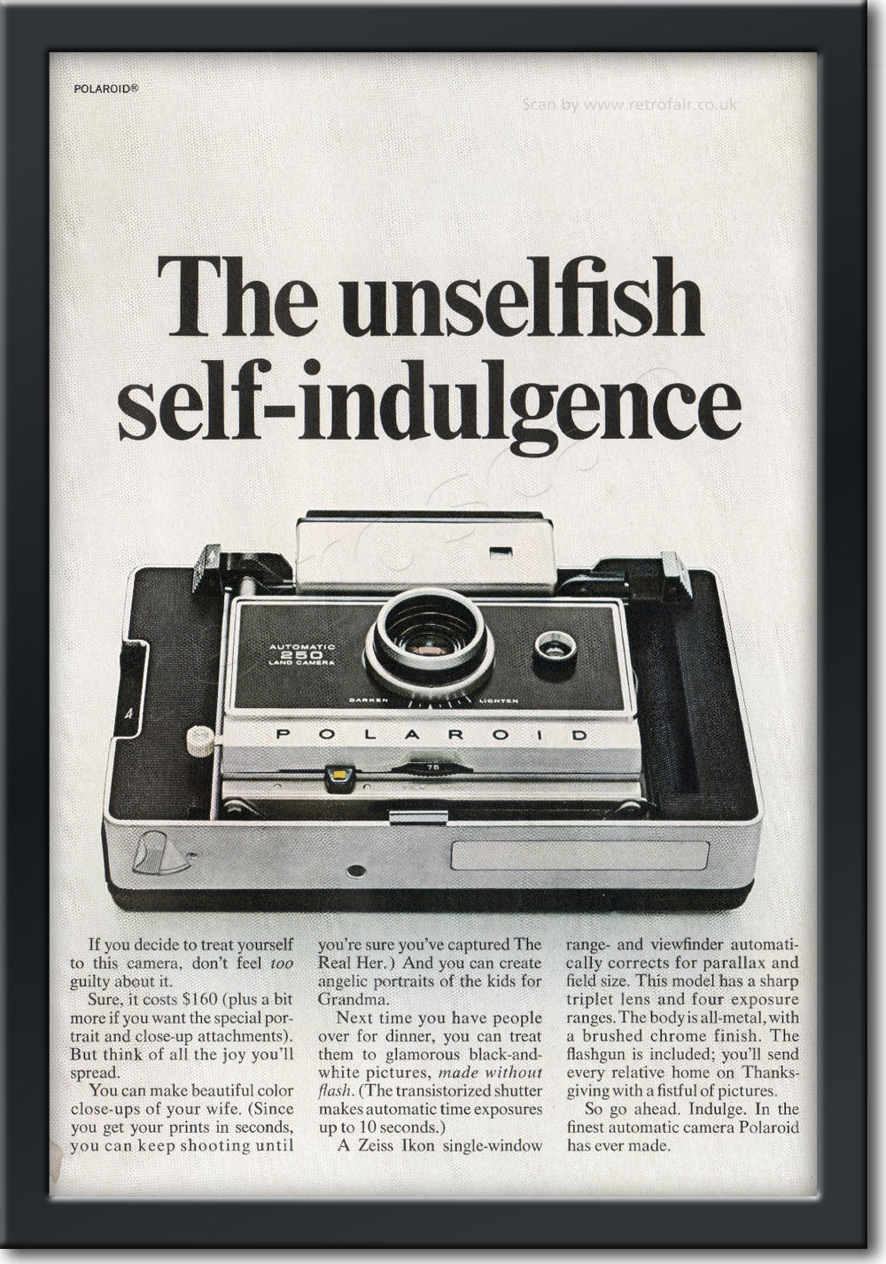  1968 Polaroid - framed preview retro