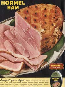 1952 Hormel Ham - vintage ad