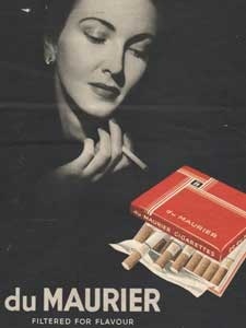 1950 Du Maurier Cigarettes - vintage ad