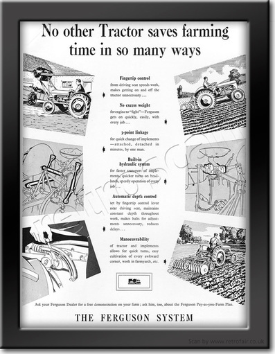 1958 vintage Ferguson Farming systems ad