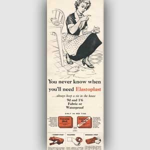 1955 Elostoplast - vintage ad