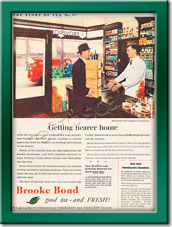 vintage Story of Tea No. 9 Brooke Bond