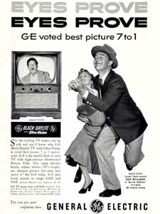 1953 General Electric TV (Ray Milland) 