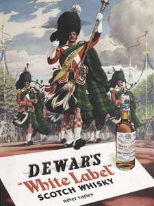 1953 Dewar's White Label Old Advert