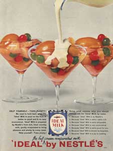 1960 Nestlé cream ad