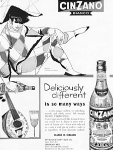1960 ​Cinzano  - vintage ad
