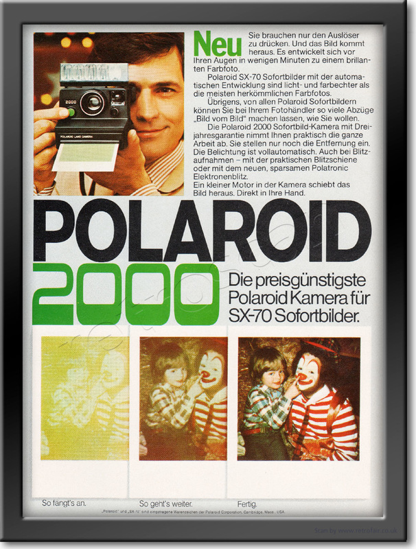  1977 Polaroid 2000 - framed preview retro