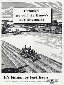 1949 1952 Fisons Fertiliser - vintage ad