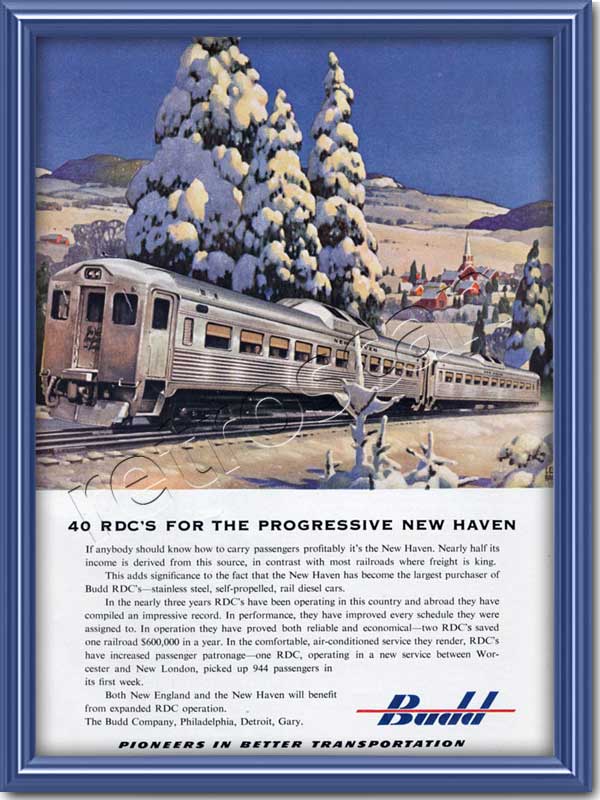 vintage 1953 Budd Engineering advert