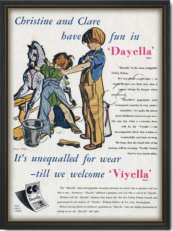 vintage Viyella advert