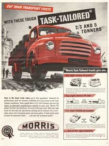 1955 Morris Trucks - vintage ad