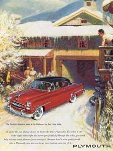 1953 Plymouth Belvedere - vintage ad
