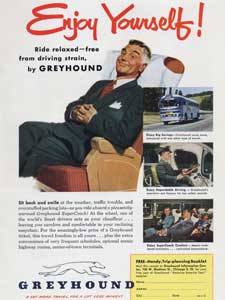 1951 Greyhound Buses