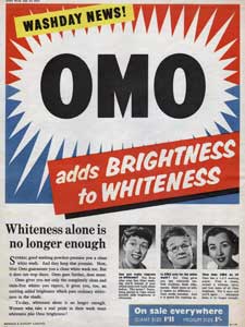1954 OMO Washing Powder - vintage ad