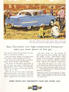 1953 Chevrolet advert