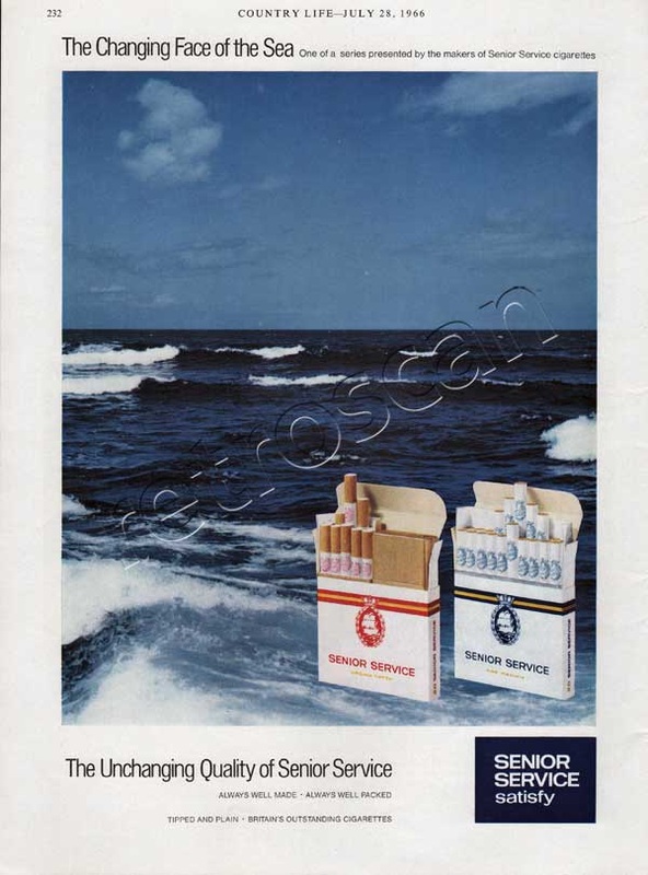 1966 Senior Service Cigarettes vintage advert
