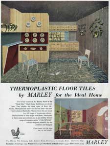 1953 Marley Floor Tiles - vintage ad