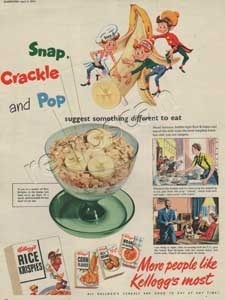 1954 Kellogg's Rice Krispies  - vintage