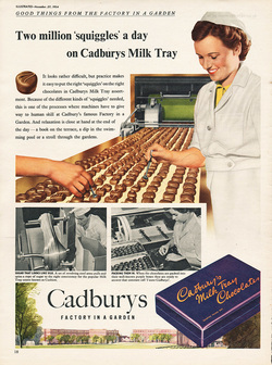  1954 Cadbury's Milk Tray - framed preview retro