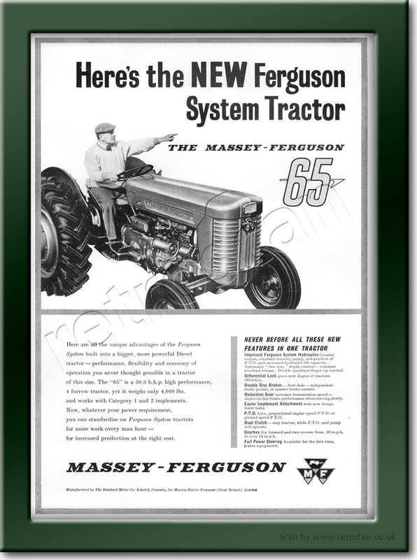 1958 Massey Ferguson vintage ad