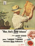 1944 Lucky Strike  - vintage ad
