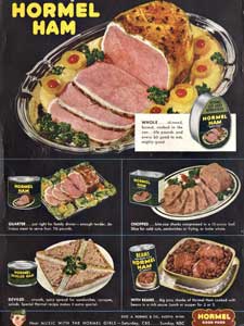 1951 Hormel Ham - vintage ad
