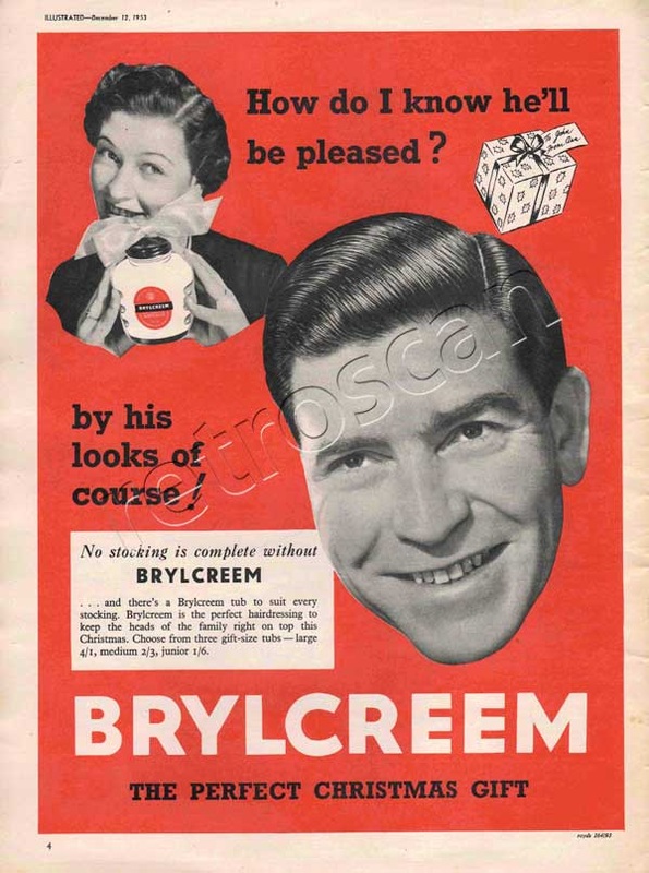 1953 Brylcreem  vintage ad