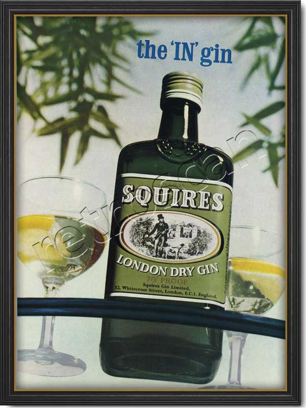 1966 Squires Gin - framed preview