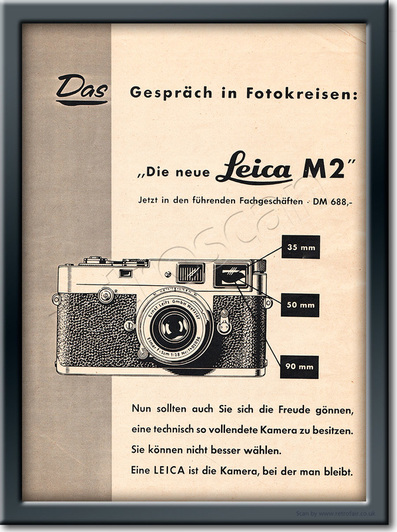  1958 Leica M2 - framed preview retro