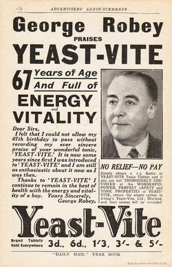 1937 Yeast-Vite - unframed vintage ad