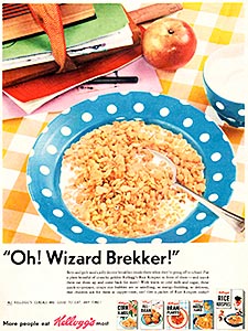 1955 ​Kellogg's Cereals - vintage ad