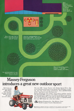 1969 Massey-Ferguson - unframed vintage ad