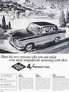 1962 ​Riley - vintage ad