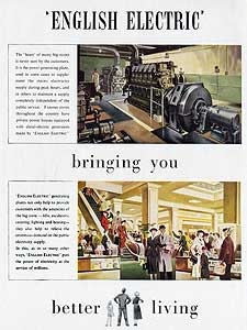 1952 English Electric - vintage ad