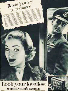 1955 ​Knights Castille - vintage ad