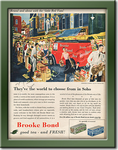 1955 vintage Brooke Bond Tea advert