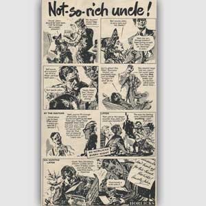 1955 Horlicks (Rich Uncle) - vintage ad