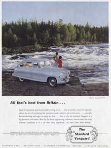 1952 Standard Vanguard - vintage ad