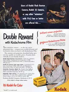 Kodak Kodachrome vintage ad