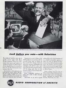 1948 RCA Election vintage ad
