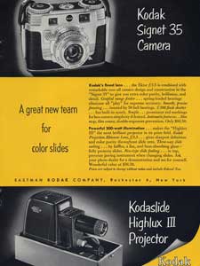 1953 Kodak advert