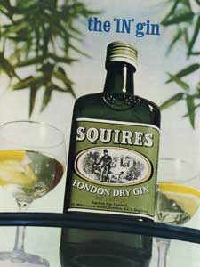Vintage Squires Gin advert