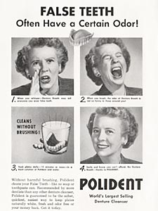  1953 Polident - vintage ad