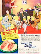 1953 Wall's Ice Cream - Family Portrait - framed preview