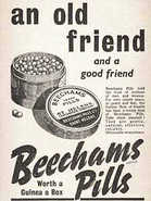 1949 Beechams Pills Vintage Ad